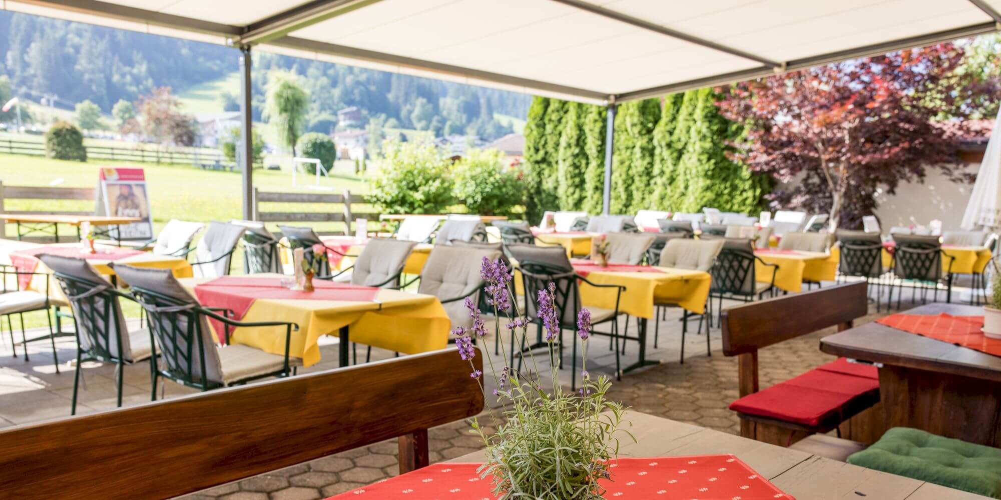 Hotel Alpenhof Gastgarten Hotel Alpenhof Gastgarten